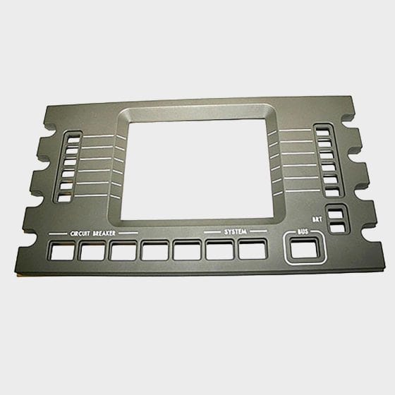 CNC Illuminated Faceplate Panel Button Set